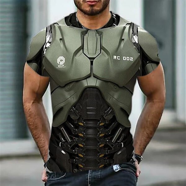 Personal Sports Armor 3D Digital Printing T-shirt